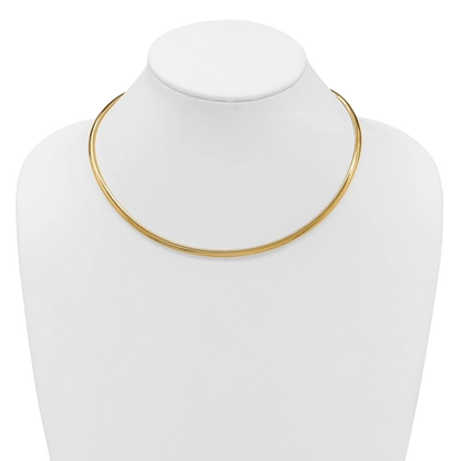 14-karätige Gelbgold-Netzkette, 3,25 mm