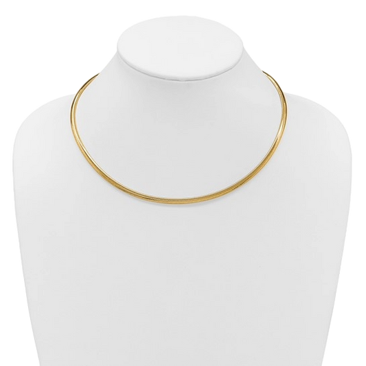 14-karätige Gelbgold-Netzkette, 3,25 mm