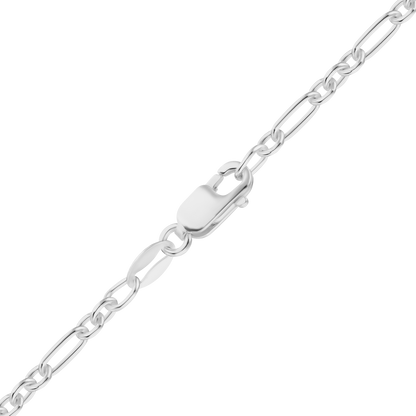 Elegante Kabelkette aus Sterlingsilber