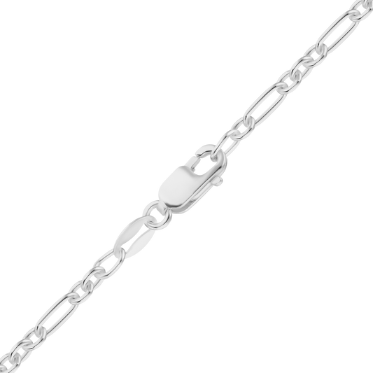 Elegante Kabelkette aus Sterlingsilber