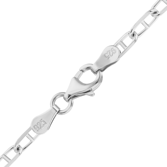 Anker-Fußkettchen aus Sterlingsilber