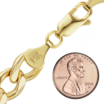 Klassisches Figaro-Armband aus 14-karätigem Gelbgold