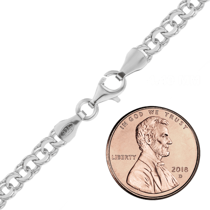 Garibaldi-Halskette aus Sterlingsilber