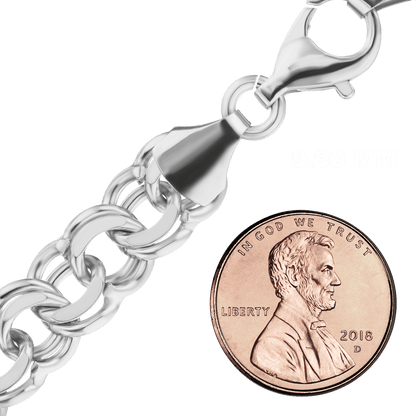 Garibaldi-Halskette aus Sterlingsilber