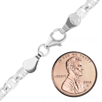 Mariner Cable Halskette aus Sterlingsilber