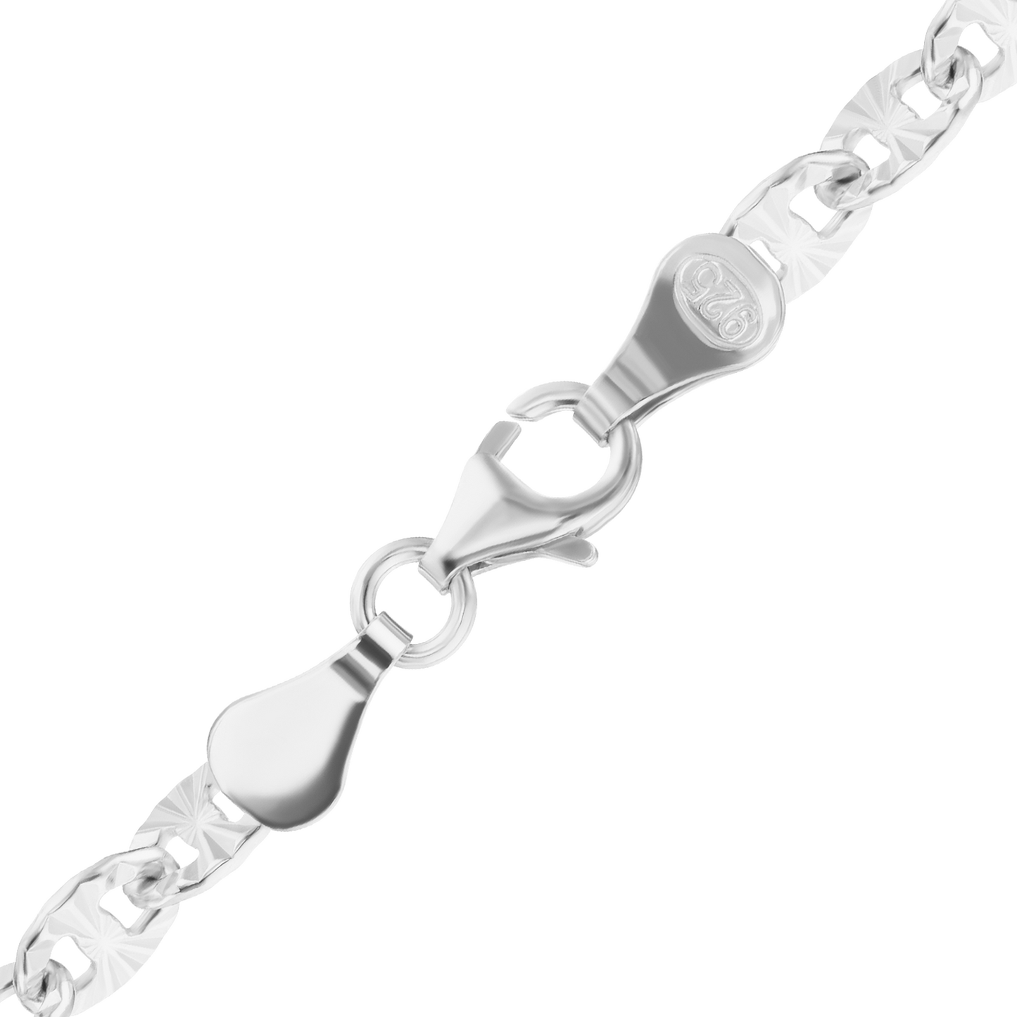 Mariner Cable Fußkettchen aus Sterlingsilber