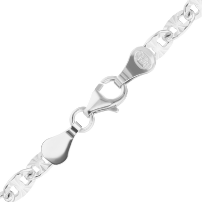 Mariner Cable Fußkettchen aus Sterlingsilber