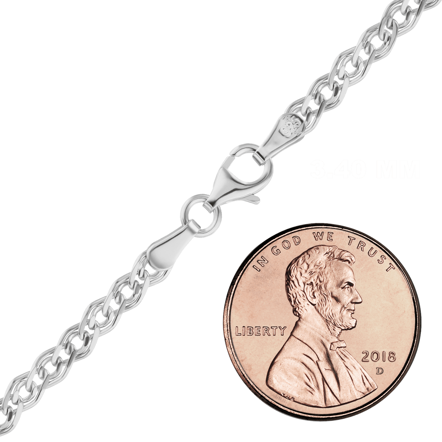 Nonna Anklet in Sterling Silver