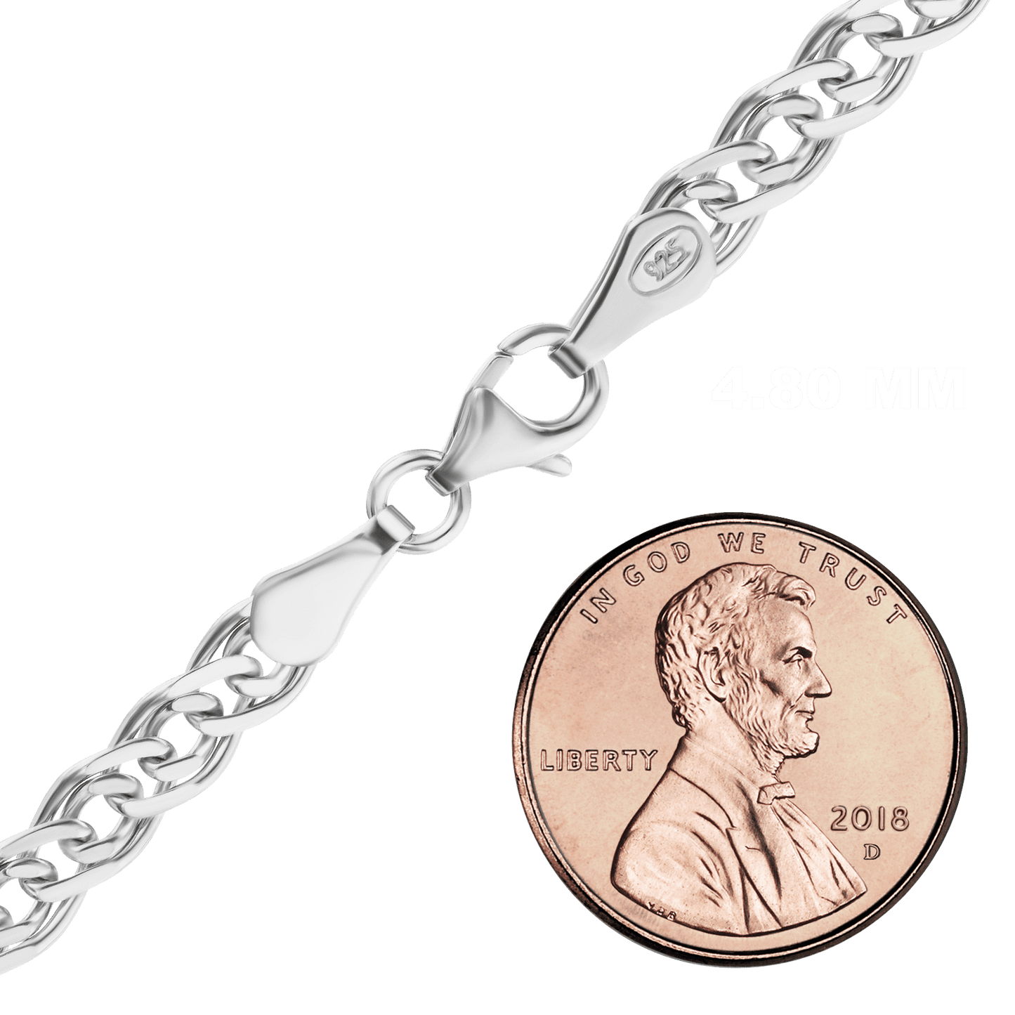 Nonna Anklet in Sterling Silver