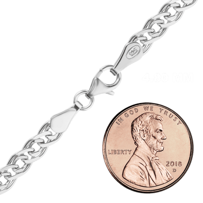 Nonna Anklet in Sterling Silver