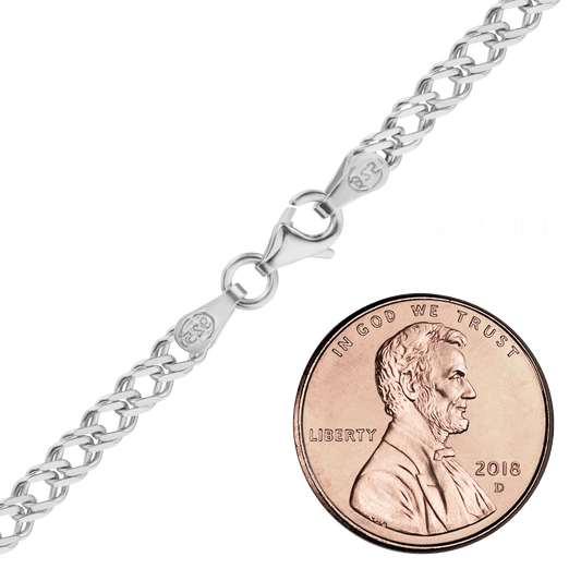 Rambo-Halskette aus Sterlingsilber