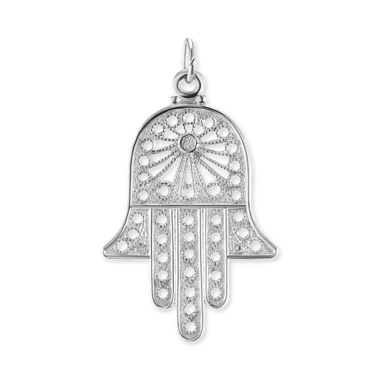 Hamsa-Anhänger aus Sterlingsilber