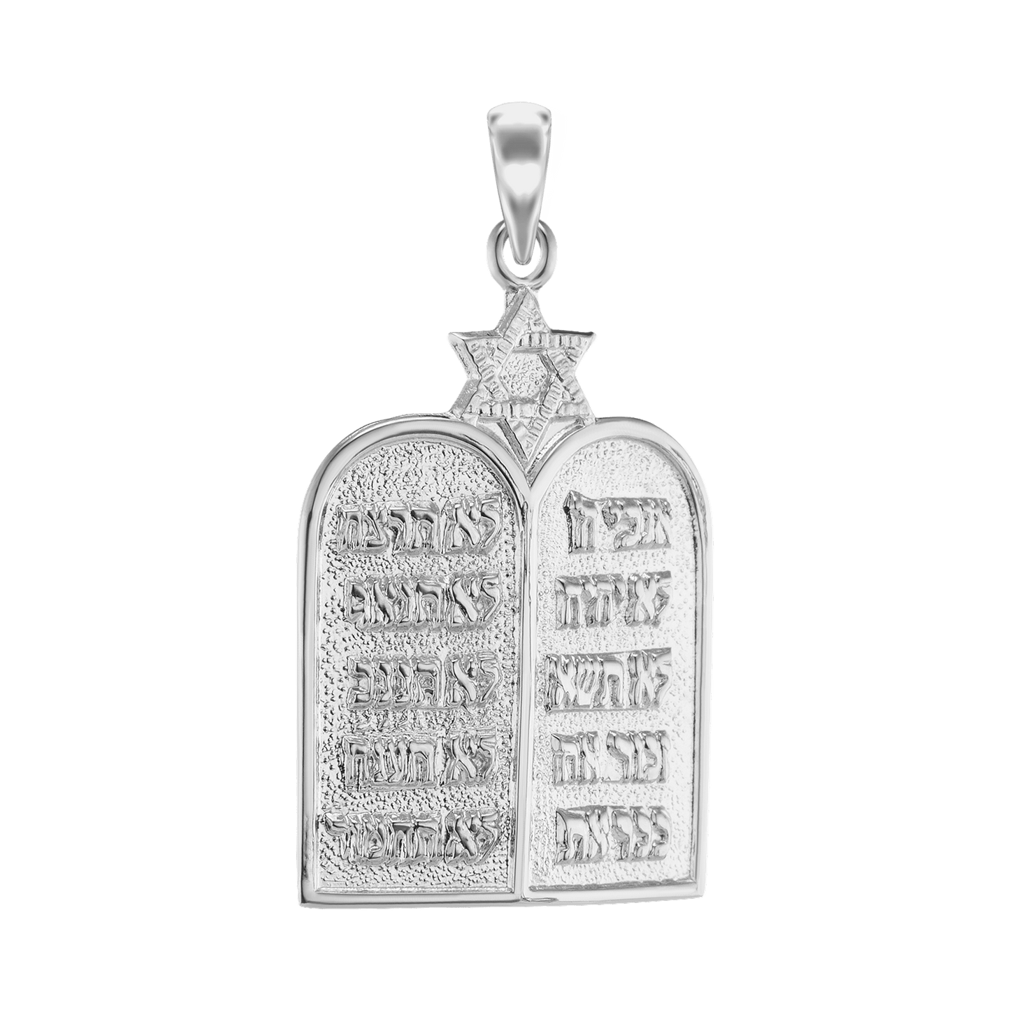 Ten Commandments Specialty Pendant in Sterling Silver