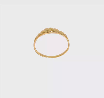 10K/14K Gold Valley Dome Ring