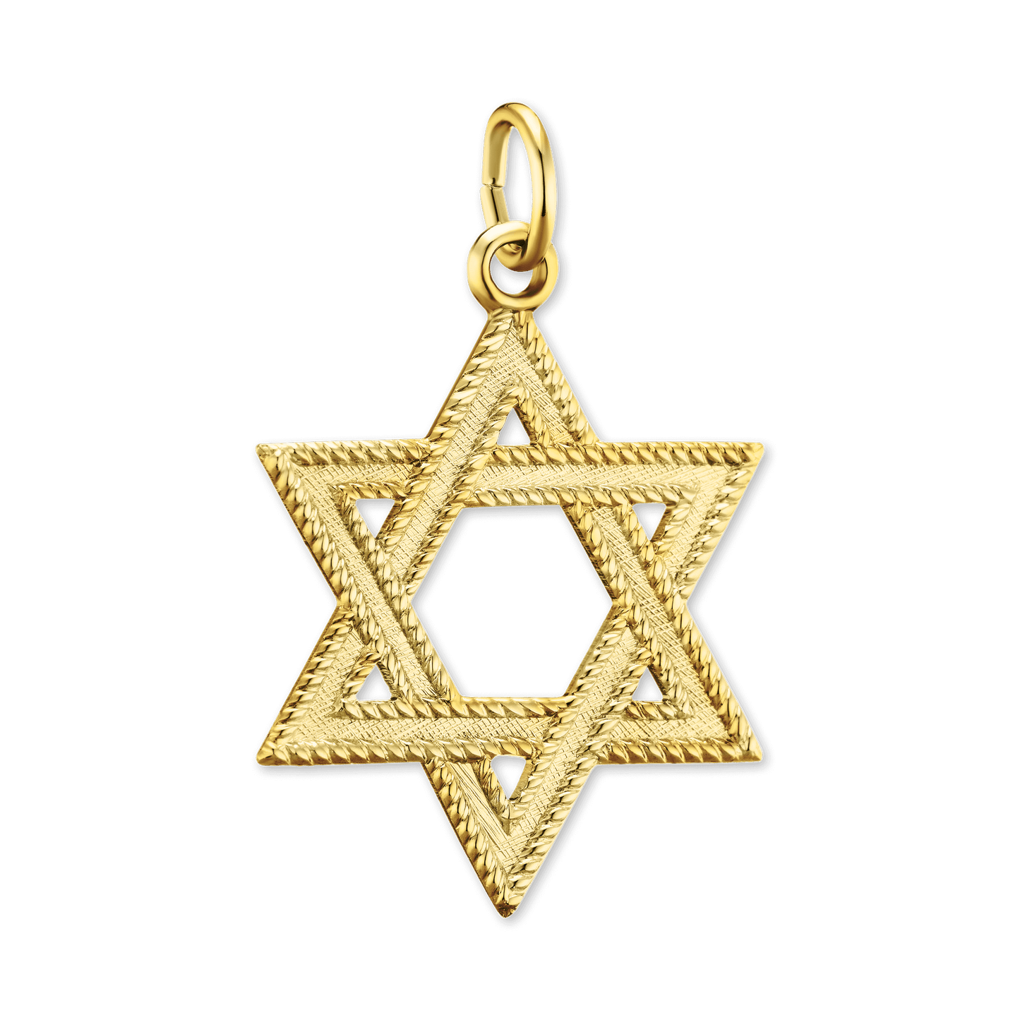Davidstern-Anhänger aus Sterlingsilber