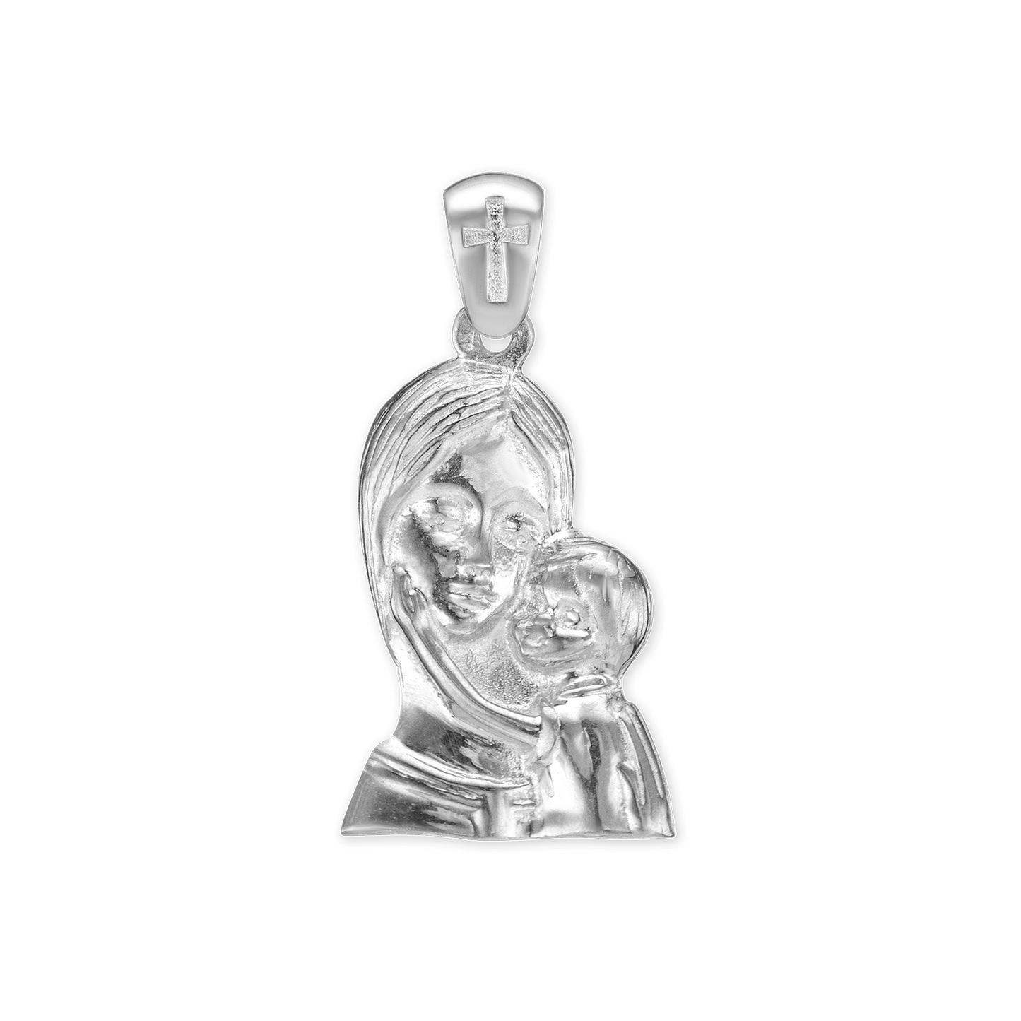 Anhänger und Medaillons mit Madonna und Kind aus Sterlingsilber