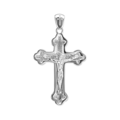 Kleeblatt-Kreuzanhänger aus Sterlingsilber